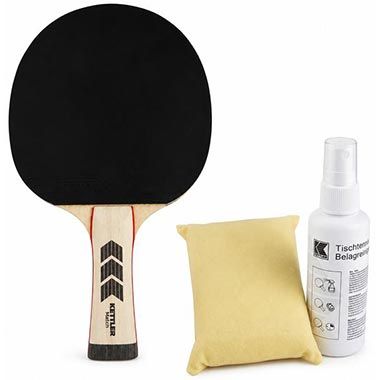 🏓 Kettler Premium Tischtennisschläger mit Reinigungs-Set für 17€ (statt 29€)