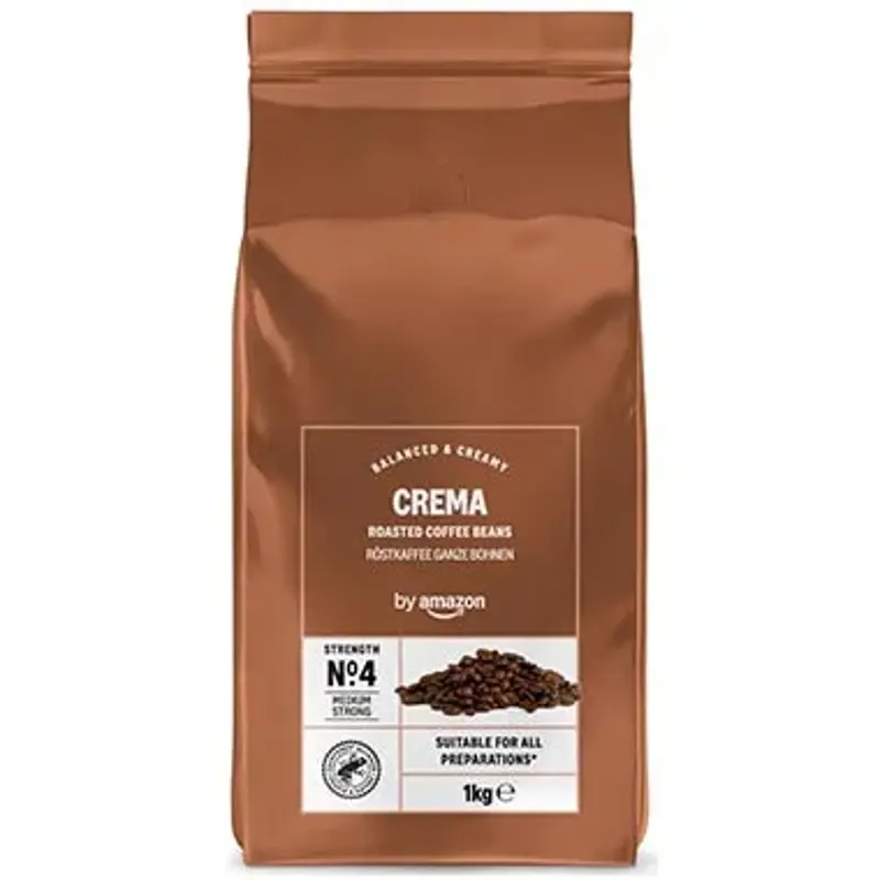 ☕ 4 x 1kg by Amazon Espresso Crema Coffee Bohnen ab 43,67€ (statt 63€) – Nur 10,92€ pro Kilo!
