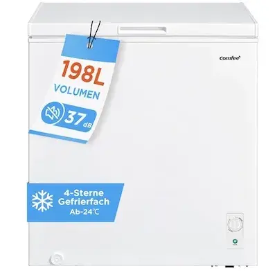 🥶 Comfee Gefriertruhe mit 198L & 37dB für 212€ (statt 254€)