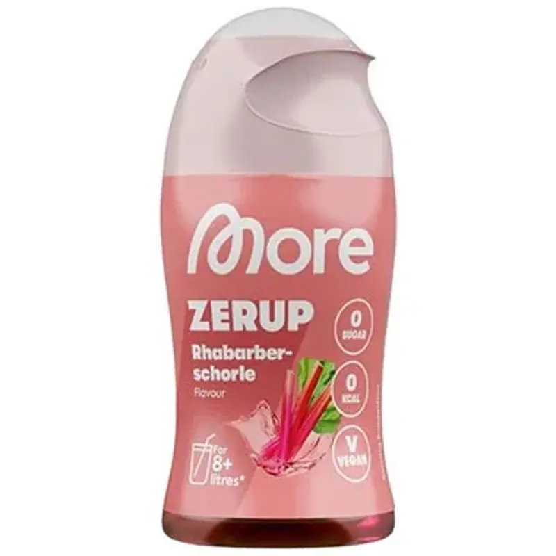 🍹 MORE Zerup Rhabarberschorle, 65ml ab 4,49€ (statt 6€)