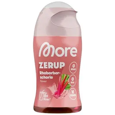 🍹 MORE Zerup Rhabarberschorle, 65ml ab 4,49€ (statt 6€)