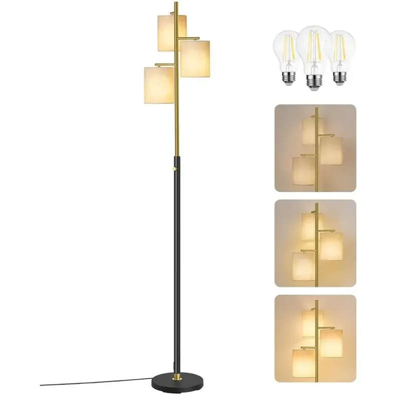 💡 VASAGLE dimmbare Stehlampe mit 3 Glühbirnen für 29,99€ (statt 45€)