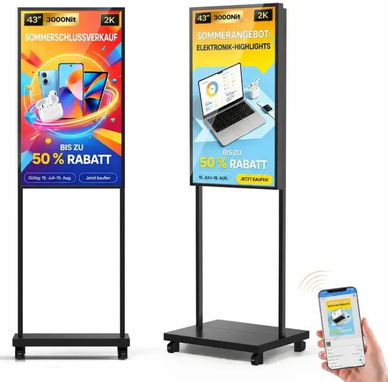 👋 45% Rabatt auf versch. JASZDOT Digital Signage Displays z.B. 43 Zoll für 799€ (statt 1.599€)