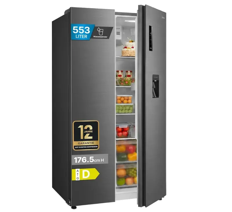 🆒❄️ Midea MDRS710FGD46 Side-by-Side Kombi 553l NoFrost für 599,99€ (statt 790€)