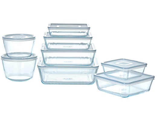 Pyrex Cook & Freeze Glasgefäß-Set (8-teilig) für 48,90€ (Vergleich: 69,45€)