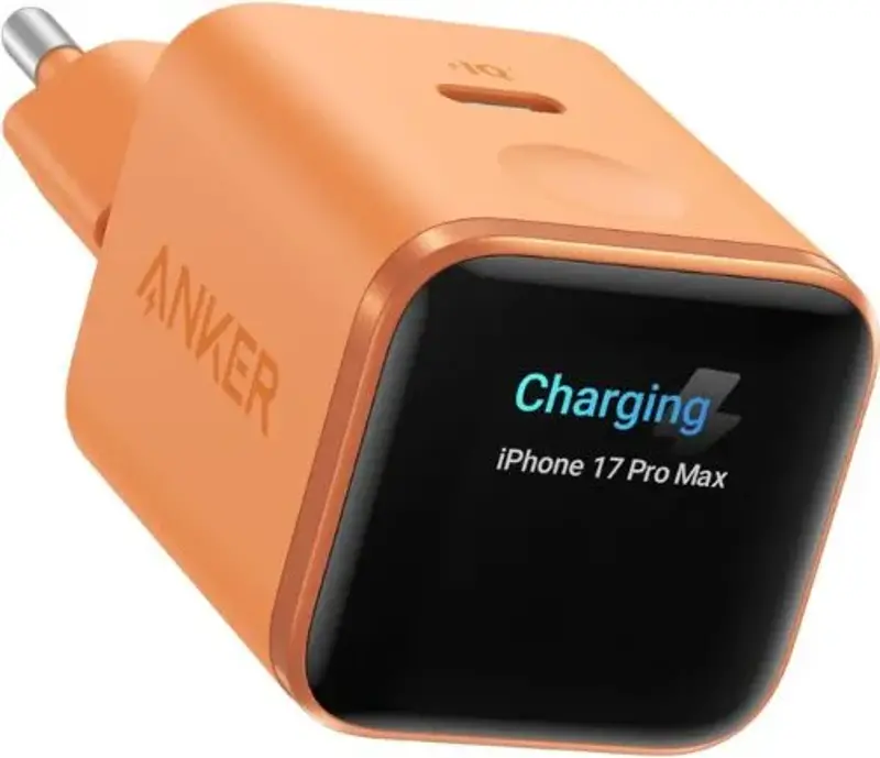 📱 Anker Nano Smart Ladegerät mit Display & 45W für 27,99€ (statt 40€) + 20W Ladegerät