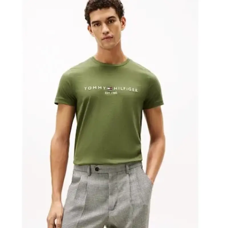💚👕 Tommy Hilfiger Herren Slim Fit Kurzarm T-Shirt für 22,75€ (statt 40€)