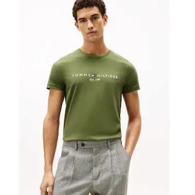 💚👕 Tommy Hilfiger Herren Slim Fit Kurzarm T-Shirt für 22,75€ (statt 40€)