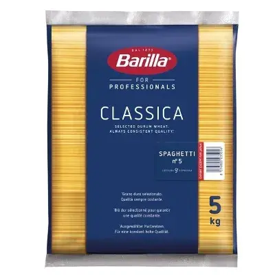 🍝 Barilla Spaghetti Nr. 5 im 5kg Vorratsbeutel 🇮🇹 für 12,29€ (statt 16€) ➡️ nur 2,45€ pro Kilo