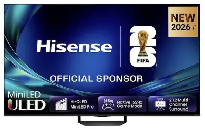 📺 Hisense 75U7DS Pro – 75 Zoll UHD Fernseher mit 165 Hz für 1.099,80€ (statt 1.239€)