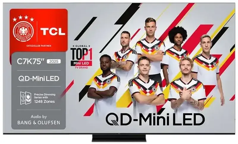 📺 TCL 75C7K 75 Zoll 4K UHD QD-Mini-LED Google TV ab 944,35€ (statt 1.129€)
