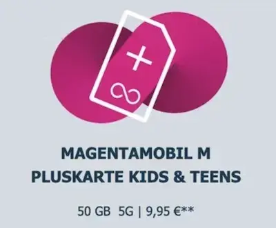 📱 Telekom MagentaMobil M PlusKarte Kids & Teens mit 50GB für eff. 7,87€ mtl. – nur Bestandskunden!