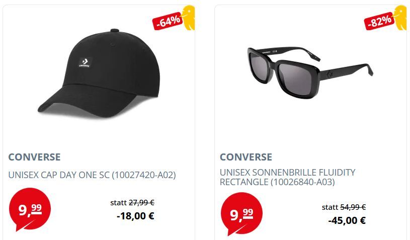 🧢 Picksport Converse Accessoires Sale – Jeder Artikel 9,99€ + Versand!