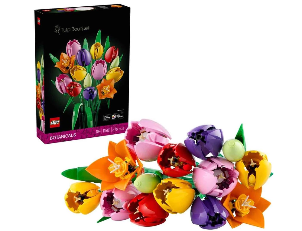 💐🌹 Lego 11501 Botanicals Tulpenstrauß 576 Teile für 36,99€ (statt 43€)