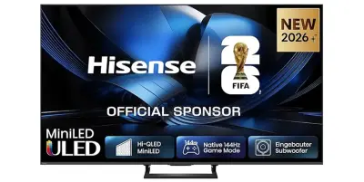 📺 Hisense 75U7DSE UHD 75 Zoll TV 144Hz für 949€ (statt 1.079€)