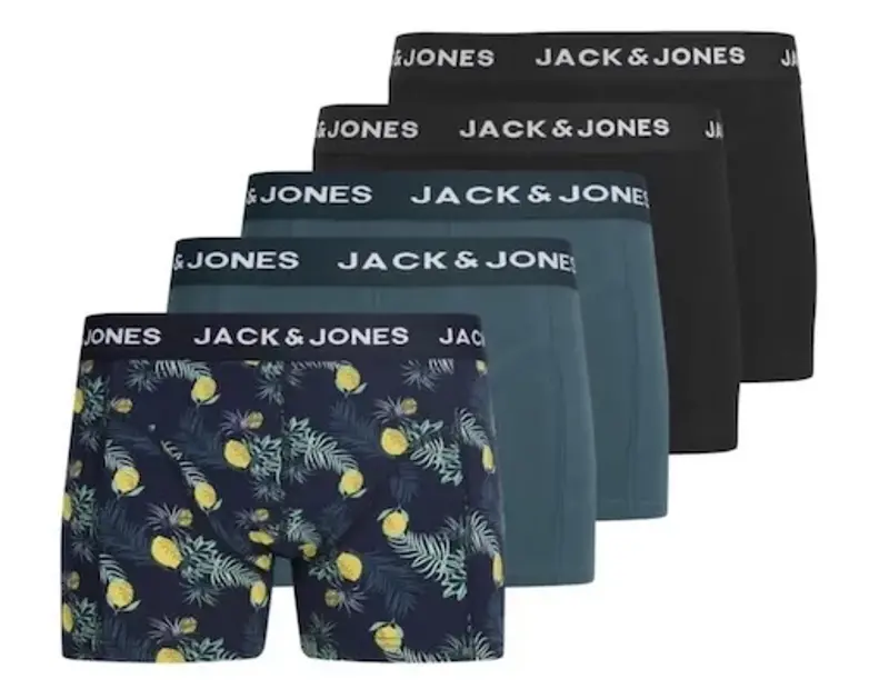 🩳 5er Pack Jack & Jones Jacjake Lemon Trunks ab 15,21€ (statt 30€)