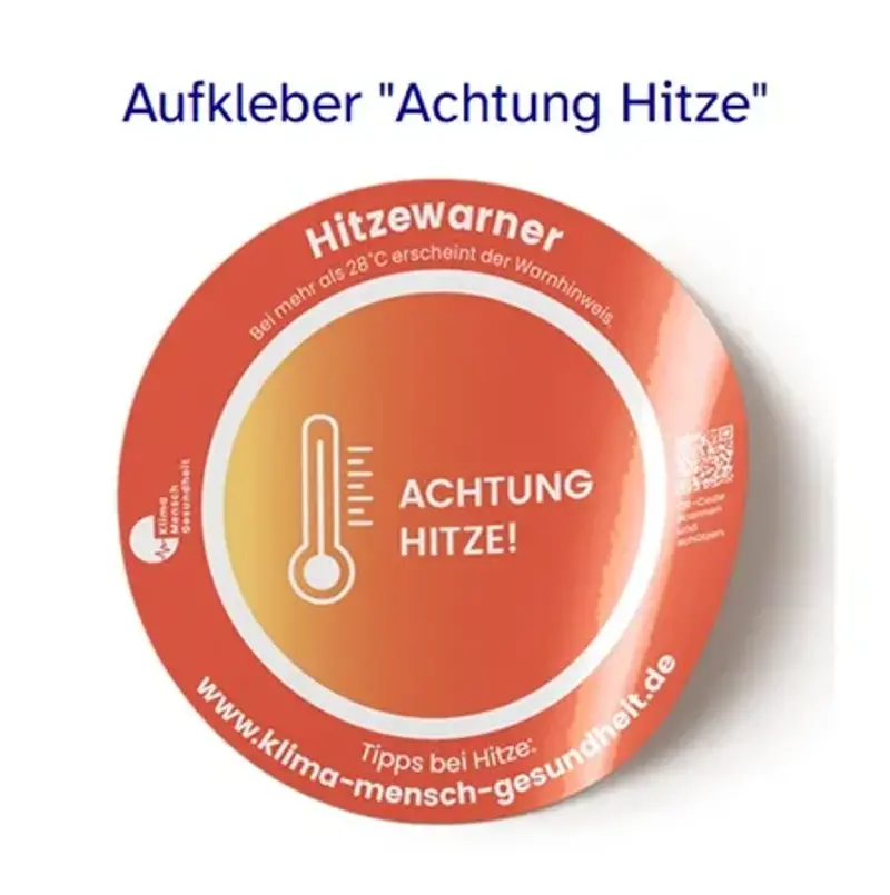 🌡️Aufkleber mit Hitze-Warn-Funktion gratis bestellen