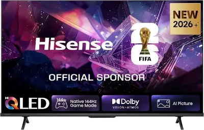 📺 Hisense 43E7DS PRO 43″ 4K UHD QLED, Smart TV mit 144Hz für 358,99€ (statt 399€)