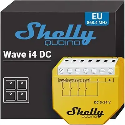 🏠 2x Shelly Z-Wave Smart Controller mit 4 Digitalen Eingängen für 20,28€ (statt 32€) – Refurb.