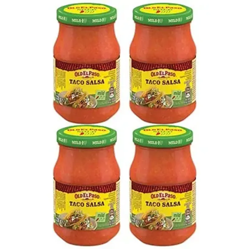 🌮 4er Pack Old El Paso Tortilla Taco Salsa Mild ab 7,69€ (statt 10€)