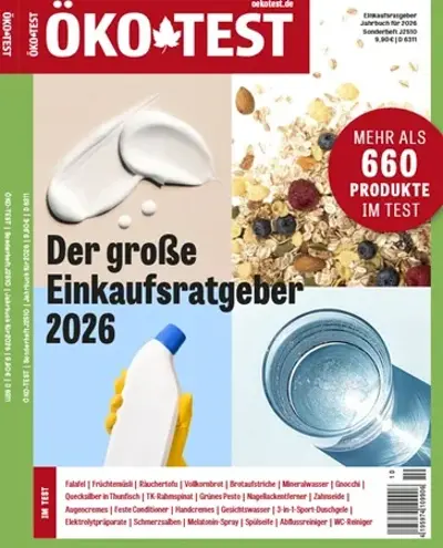 📓 Ökotest Jahrbuch 2026 gratis downloaden