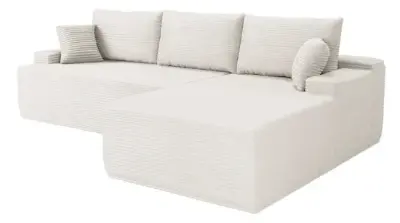 🛋️ Juskys Ecksofa Coredo im Cord-Look (250 x 155 x 65 cm) für 363,94€ (statt 420€)