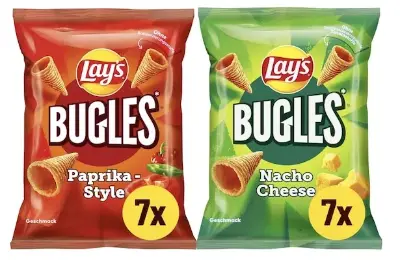 😋 14 x 75g Lay’s Bugles Mix Case Paprika & Nacho Cheese für 13€ (statt 25€)