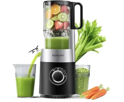 🧃 EUHOMY Slow Juicer mit 135 mm Einfüllschacht für 45,99€ (statt 80€)