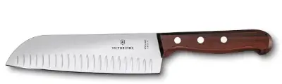🔪 Victorinox Wood Santokumesser 17cm mit Kullenschliff & Griff aus Ahornholz 🇨🇭 für 41€ (statt 56€)