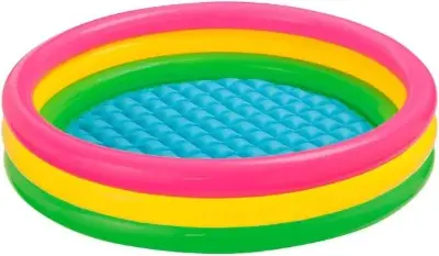 🏊🏼 Intex Sunset Glow Aufblasbarer Pool, 114x25cm für 9,50€ (statt 14€)