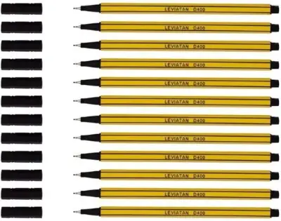 🖋️ 12er Pack Leviatan D400 Fineliner Schwarz ab 2,74€ (statt 5€)