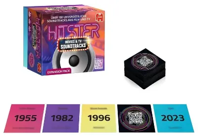🎶 Hitster Erweiterung 🎞️ Film- & Serien-Soundtracks für 6,99€ (statt 9€)