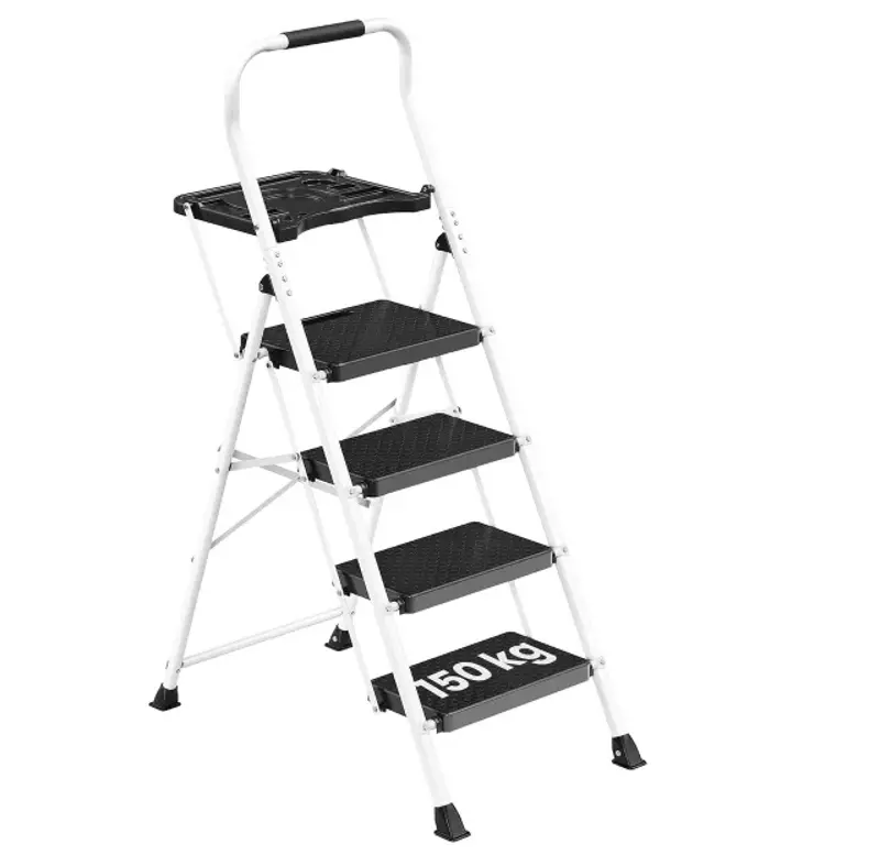 🪜 SONGMICS klappbare Trittleiter aus Stahl mit 4 Stufen für 38,49€ (statt 55€)