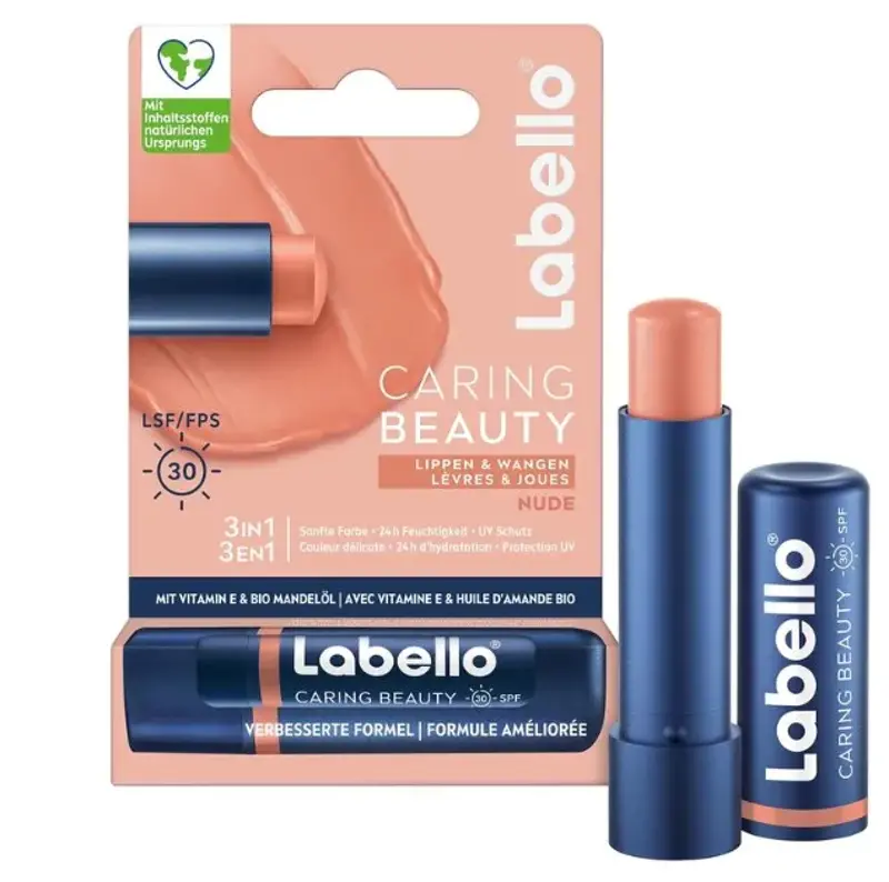 💄 Labello Caring Lippenpflegestift mit Farbe & Sonnenschutz LSF30 ab 1,86€ (statt 3,45€)
