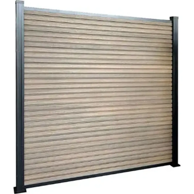 🏡 Floordirekt Teak Gartenzaun inkl. Alu-Pfosten, 180x180cm für 199€ (statt 255€)