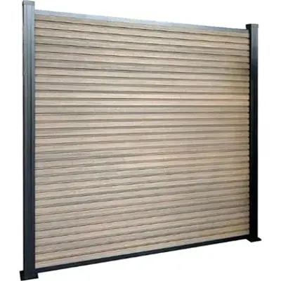 🏡 Floordirekt Teak Gartenzaun inkl. Alu-Pfosten, 180x180cm für 199€ (statt 255€)