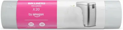 🗑️ 4 x 20er Rollen by Amazon Zugband Müllbeutel mit 50L ab 2€ (statt 4€)