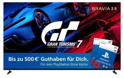 📺 Sony BRAVIA II Smart 4K UHD TV in 65 oder 75 Zoll ab 1.149€ (statt 1.249€) + bis 200€ PSN Guthaben
