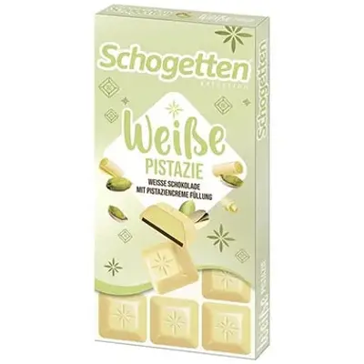 🍫 4x Schogetten Weiße Pistazie Schokolade ab 6€ (statt 8€)