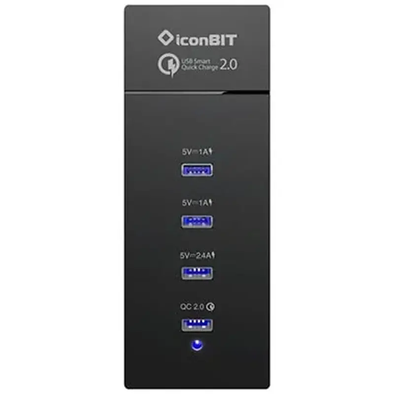 🔌 IconBIT FTB 4U6QC 4-Port USB Universalladegerät für 10,99€ (statt 20€)