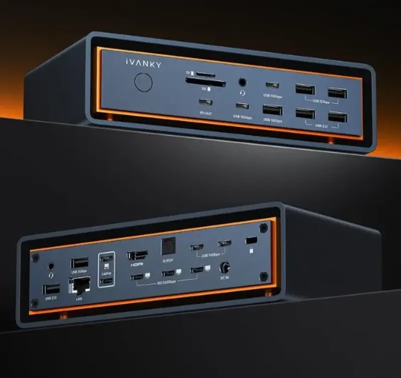🖥️ iVANKY FusionDock Max 2 Thunderbolt 5 Dockingstation für 320€ (statt 380€)