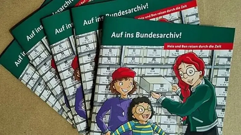 🗄️ Gratis Kinderbuch: Auf ins Bundesarchiv! – Nele und Ben reisen durch die Zeit