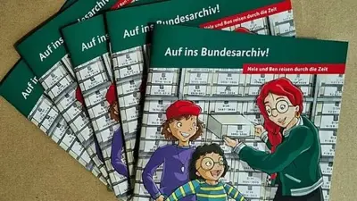🗄️ Gratis Kinderbuch: Auf ins Bundesarchiv! – Nele und Ben reisen durch die Zeit