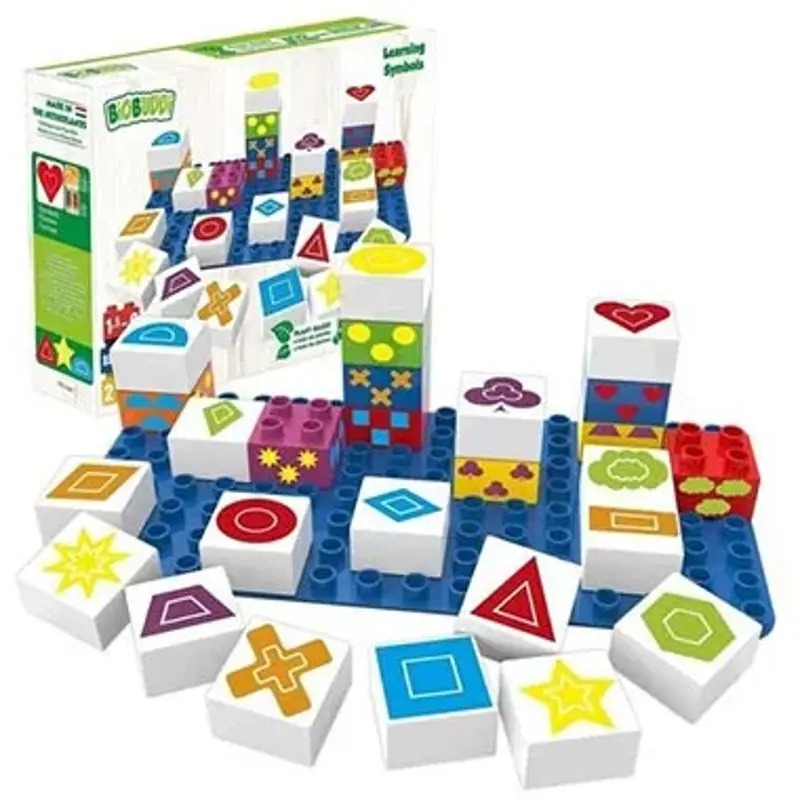 🧱 BioBUDDi Learning Symbols Bausteine Lernset für 11,99€ (statt 22€)
