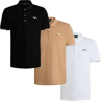 👕 BOSS Paddy Open 25 Active Paddy Poloshirt in 3 Farben für je 59€ (statt 84€)