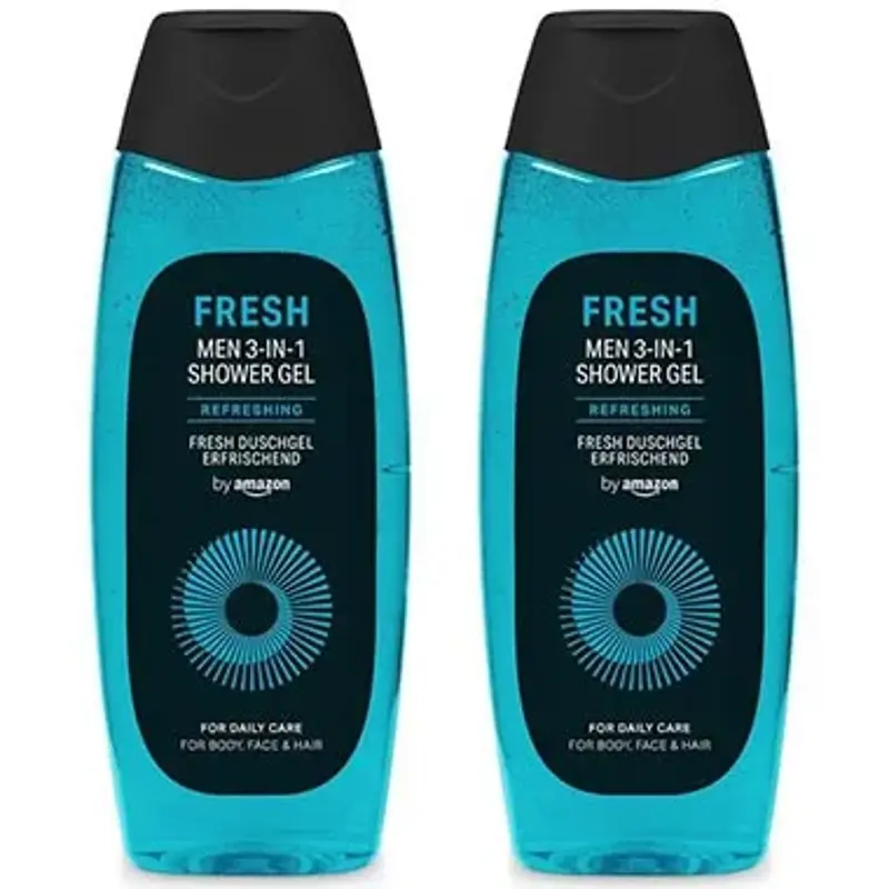 4 Liter! 🚿 4 x 2 x 500ml by Amazon Fresh 3in1 Duschgel ab 7,26€ (statt 11€)