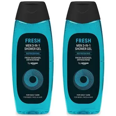 4 Liter! 🚿 4 x 2 x 500ml by Amazon Fresh 3in1 Duschgel ab 7,26€ (statt 11€)