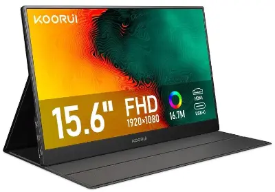 💻 KOORUI E1512A – 15,6 Zoll tragbarer FHD 60Hz Monitor für 44,99€ (statt 60€)