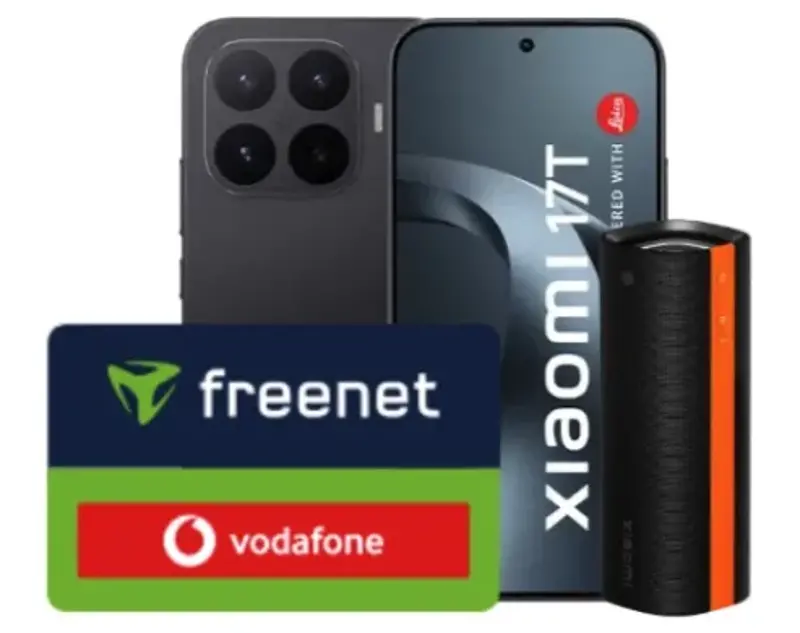 📱Xiaomi 17T + Xiaomi Sound Party 🎶 für 29€ mit Vodafone 20GB nur 9,99€ mtl. 🧨 eff. 236€ Gewinn!
