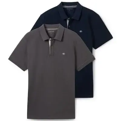 👕 Doppelpack Tom Tailor Herren Basic Poloshirt für 25€ (statt 36€)